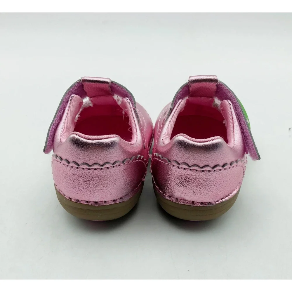 Stride Rite Girls Adira Flat Size 3 Pink Fuchsia Toddler Shoe Mary Jane NIB